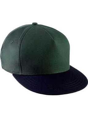 5 panelová šiltovka (K-UP SNAPBACK CAP - 5 PANELS) > zelená (forest) / čierna