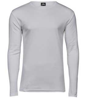 Unisex tričko (Tee Jays Mens Long Sleeve Interlock Tee) > biela > S