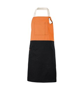 Zástera (VELILLA TWO-TONE BIB APRON) > oranžová