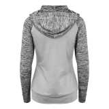 Dámska mikina (Just Cool WOMEN'S COOL CONTRAST ZOODIE) > šedá / šedá (melange) > XS