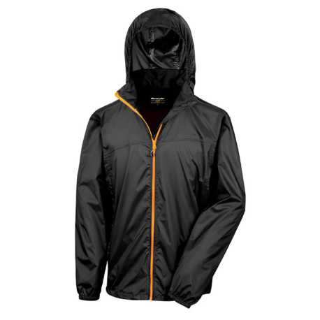 Unisex bunda(RESULT URBAN HDI QUEST LIGHTWEIGHT JACKET) > čierna/oranžová > S