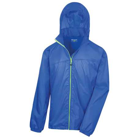 Unisex bunda(RESULT URBAN HDI QUEST LIGHTWEIGHT JACKET)>modrá (royal)/zelená (lime)>S