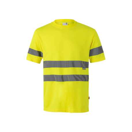 Pánske tričko (VELILLA HV T-SHIRT) > žltá (hi-vis) > 2XL