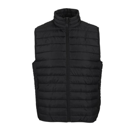 Pánska vesta (SOL'S STREAM BW MEN - LIGHTWEIGHT BODYWARMER) > čierna > 3XL
