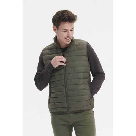 Pánska vesta (SOL'S STREAM BW MEN - LIGHTWEIGHT BODYWARMER) > čierna > 3XL