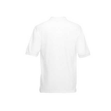 Pánska polokošeľa (FRUIT OF THE LOOM Heavy 65/35 Polo ) > biela > S