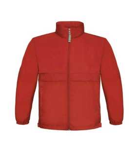 Detská vetrovka (B&C SIROCCO/ KIDS) > červená > 12/14