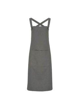 Zástera (Premier CROSS BACK ’BARISTA’ BIB APRON) > šedá (dark)