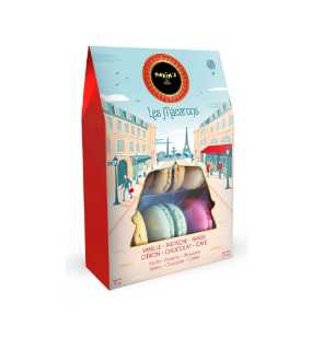 Cardbox 6 assorted macarons  long conservation 72 g Maxim’s