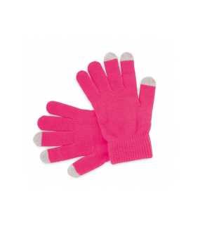 Dotykové rukavice na obrazovku > ružová (fuchsia)