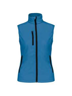 Dámska softshell vesta (KARIBAN LADIES SOFTSHELL BODYWARMER) > modrá (aqua) > 3XL