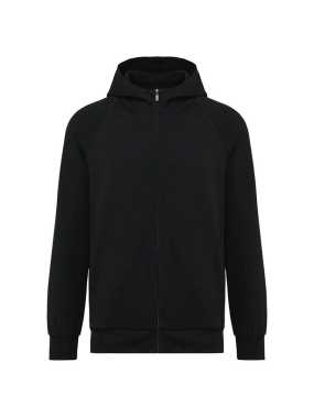 Pánska mikina (MEN'S ZIPPED HOODIE) > čierna > S