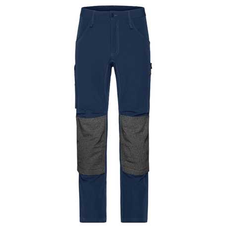 Pánske nohavice (DAIBER Workwear Pants 4-Way Stretch Slim Line) > modrá (navy) > 110