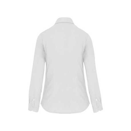 Dámska košeľa (KARIBAN LADIES LONG SLEEVE SHIRT) > biela > XS