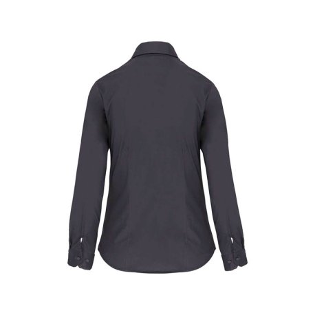 Dámska košeľa (KARIBAN LADIES LONG SLEEVE SHIRT) > sivá (zinc) > XS