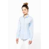 Dámska košeľa (KARIBAN LADIES LONG SLEEVE SHIRT) > biela > XS