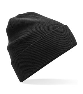 Unisex čiapka (Beechfield Organic Cotton Original Cuffed Beanie) > čierna