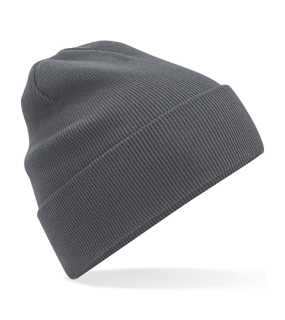 Unisex čiapka (Beechfield Organic Cotton Original Cuffed Beanie) > šedá (graphite)