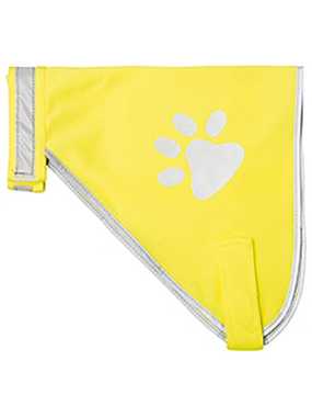 Reflexná vesta pre psa (MBW Dog safety vest) > zelená (lime) / žltá > L