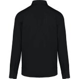 Pánska košeľa (Kariban MEN'S NEVADA LONG SLEEVE COTTON SHIRT) > čierna > XS