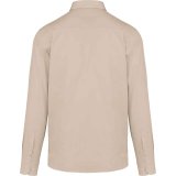 Pánska košeľa (Kariban MEN'S NEVADA LONG SLEEVE COTTON SHIRT) > šedá (angora) > 3XL