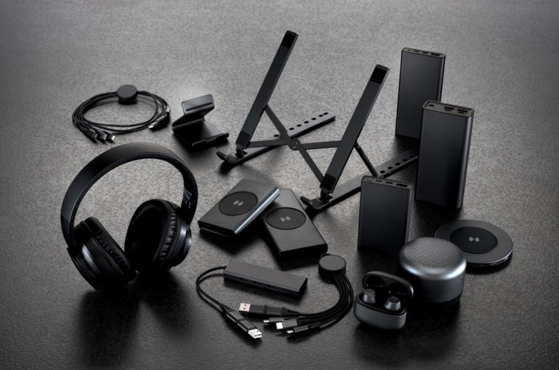 USB rozbočovač Terra z RCS recykl. hliníka > šedá