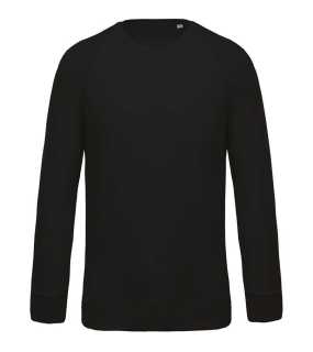 Pánska mikina(KARIBAN MEN'S CREW NECK RAGLAN SLEEVESWEAT) > čierna > L