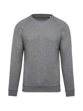 Pánska mikina(KARIBAN MEN'S CREW NECK RAGLAN SLEEVESWEAT) > šedá (heather) > XL