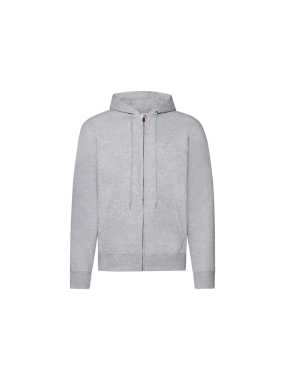 Pánska mikina (FRUIT OF THE LOOM Hooded Sweat Jacket ) > šedá (heather) > 3XL
