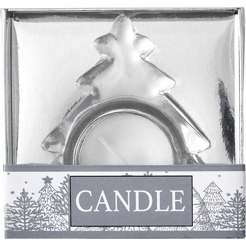 Vianočná sviečka > strieborná