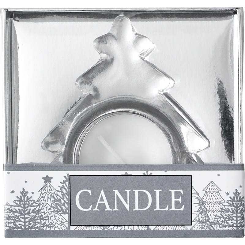 Vianočná sviečka > strieborná