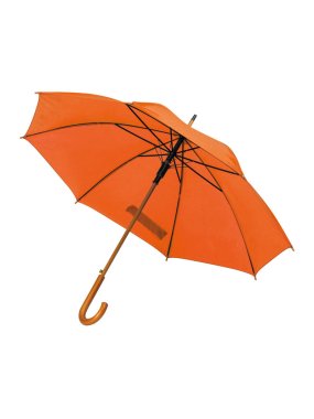 Dáždnik s drevenou rúčkou > oranžová