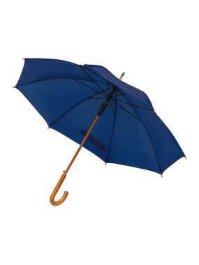 Dáždnik s drevenou rúčkou > modrá(dark)