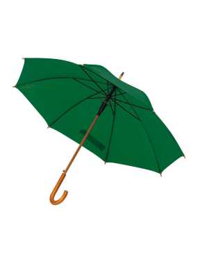 Dáždnik s drevenou rúčkou > zelená (dark)