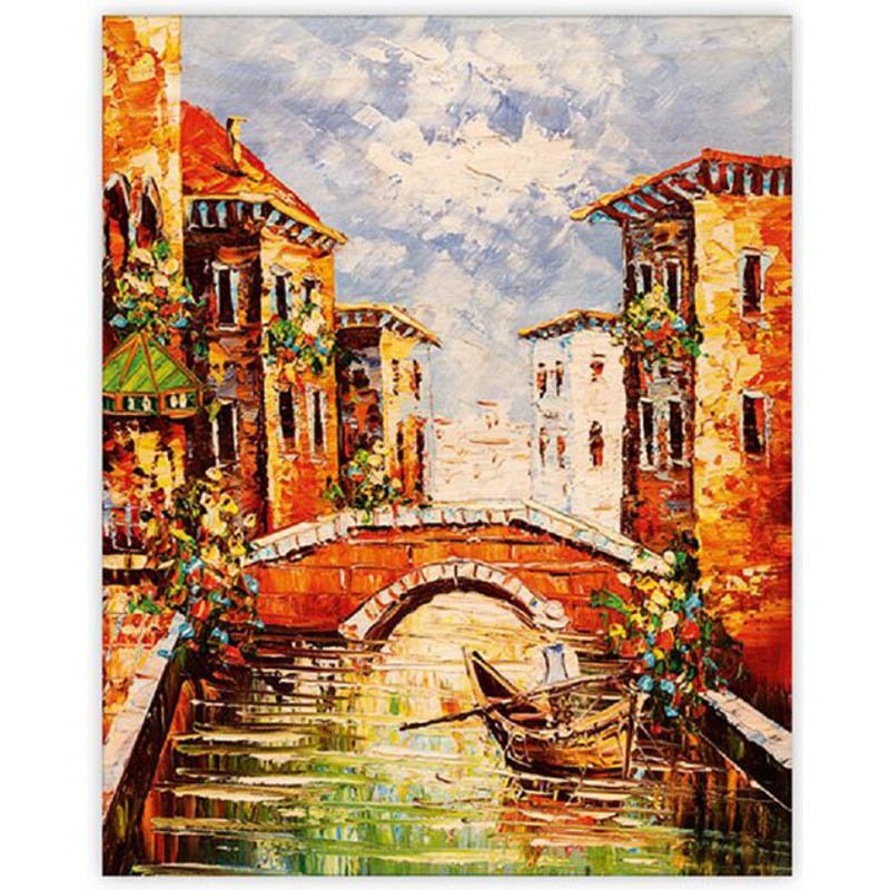 Drevený obraz (Venezia III. 2026) - 24 x 30 cm