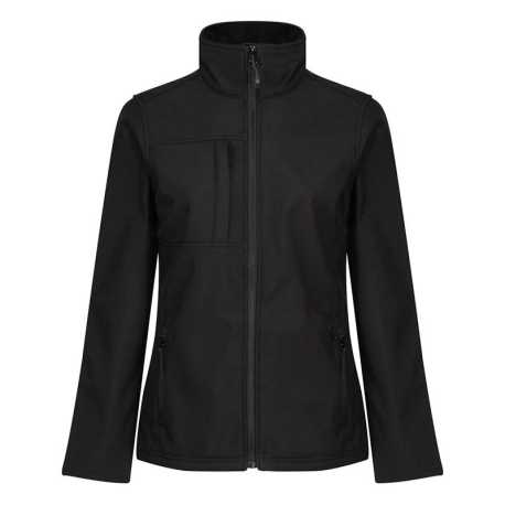 Dámska bunda (REGATTA WOMEN'S OCTAGON II - 3 LAYER MEMBRANE SOFTSHELL)>čierna / čierna>XS