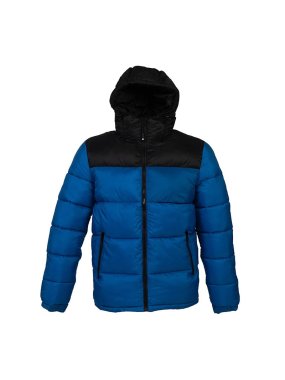 Pánska bunda (SIBERIA MAN by JR) > čierna / modrá (royal) > 2XL