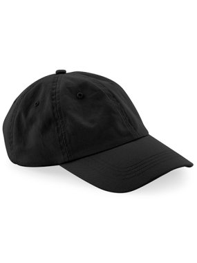 6 panelová-unisex šiltovka (Beechfield Organic Cotton 6 Panel Dad Cap) > čierna