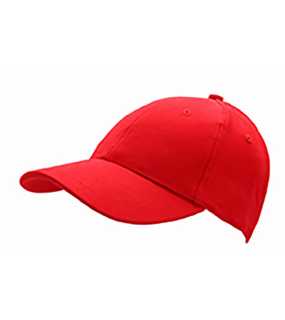 6 panelová šiltovka > červená