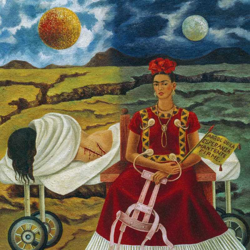 Nástenný kalendár (Frida Kahlo 2026) - 30 x 30 x 1 cm