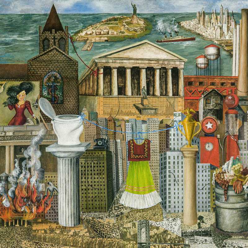 Nástenný kalendár (Frida Kahlo 2026) - 30 x 30 x 1 cm