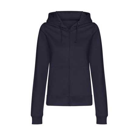 Dámska mikina (Just Hoods WOMEN'S COLLEGE ZOODIE) > modrá (new french navy) > 2XL