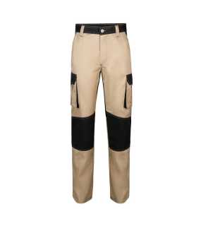 Pánske nohavice (VELILLA TWO-TONE TROUSERS) > béžová (sand) / čierna > 56