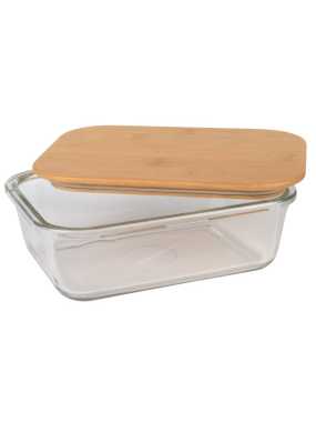 Nádoba na jedlo > hnedá / transparentná
