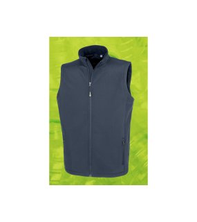 Pánska vesta (RESULT Recycled 2-Layer Printable Softshell Bodywarmer) > modrá (navy) > M