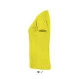 Dámske tričko (SOLS SPORTY WOMEN RAGLAN-SLEEVED T-SHIRT) > žltá (neon) > M