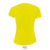 Dámske tričko (SOLS SPORTY WOMEN RAGLAN-SLEEVED T-SHIRT) > žltá (neon) > M