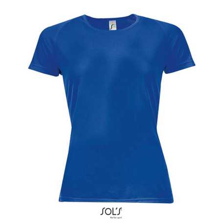 Dámske tričko (SOLS SPORTY WOMEN RAGLAN-SLEEVED T-SHIRT) > modrá (royal) > 2XL