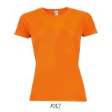 Dámske tričko (SOLS SPORTY WOMEN RAGLAN-SLEEVED T-SHIRT) > oranžová (neon) > 2XL