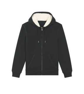 Unisex mikina (STANLEY/STELLA Hygger Sherpa) > čierna > M